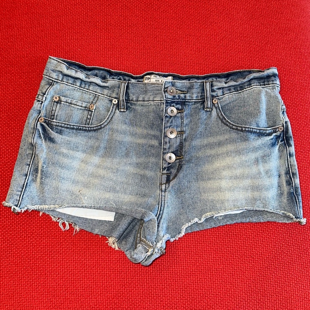Free People Jean Shorts